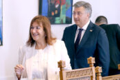 Dubravka Šuica i Andrej Plenković