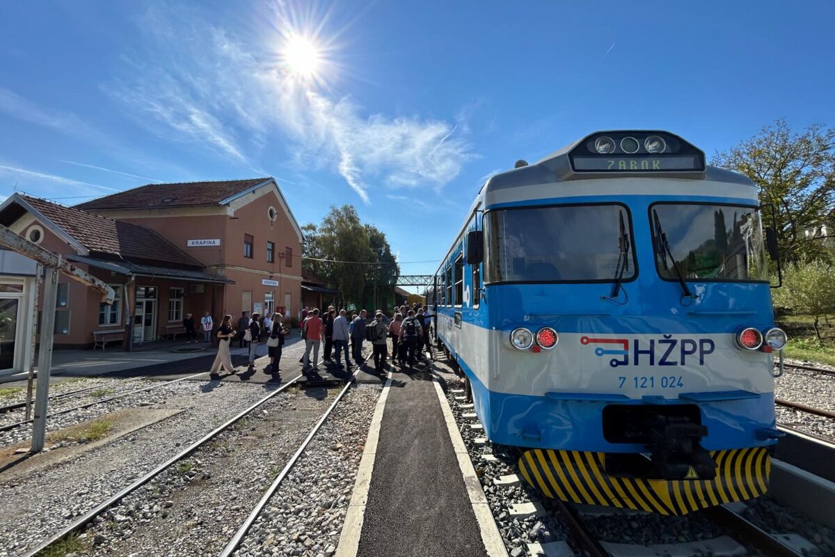Wapoo Line Train €15m project of reconstruction of Krapina-Zabok rail line completed - N1