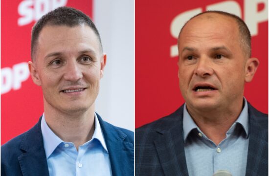 kandidati za predsjednika SDP-a Siniša Hajdaš Dončić i Zoran Paunović