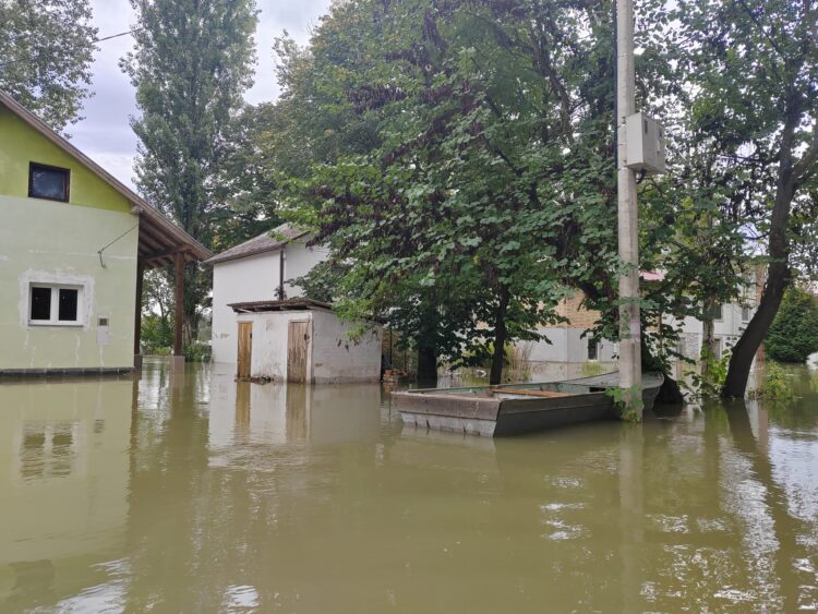 Poplavljene kuće u Zelenom otoku