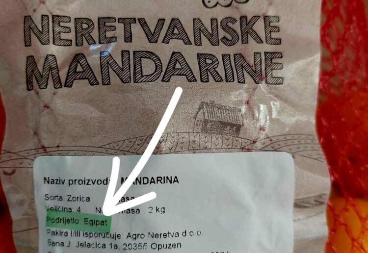 neretvanske mandarine iz egipta