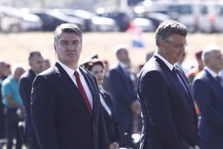 predsjednik Republike Zoran Milanović i predsjednik Vlade Andrej Plenković