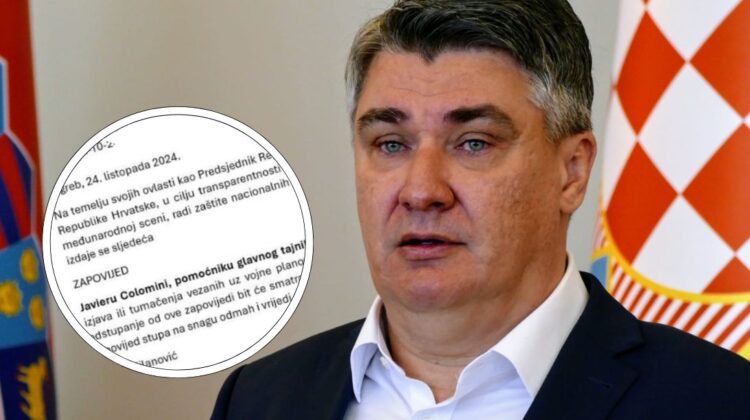 zoran milanović lažna zapovijed