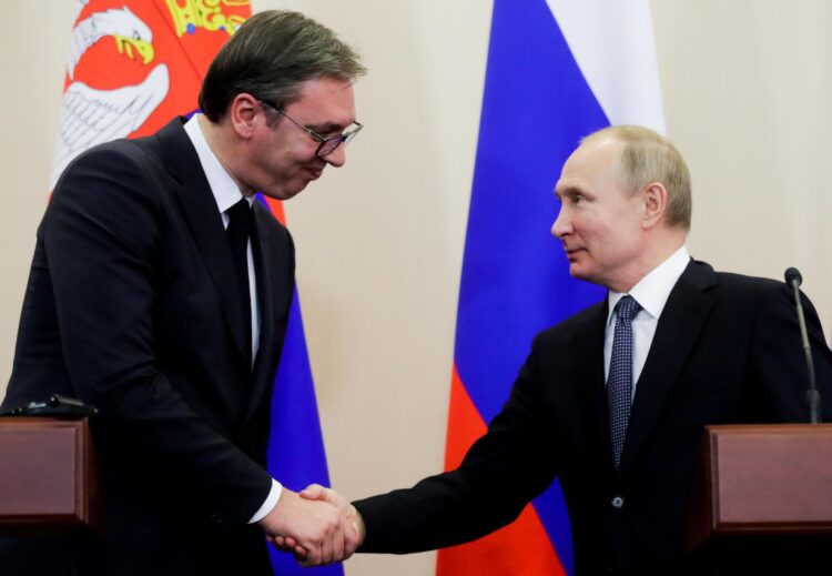 Aleksandar Vučić, Vladimir Putin