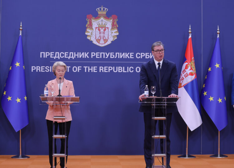 Aleksandar Vučić, Srbija, ursula von der Leyen