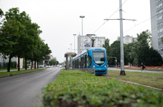 Horvaćanska cesta i tramvaj