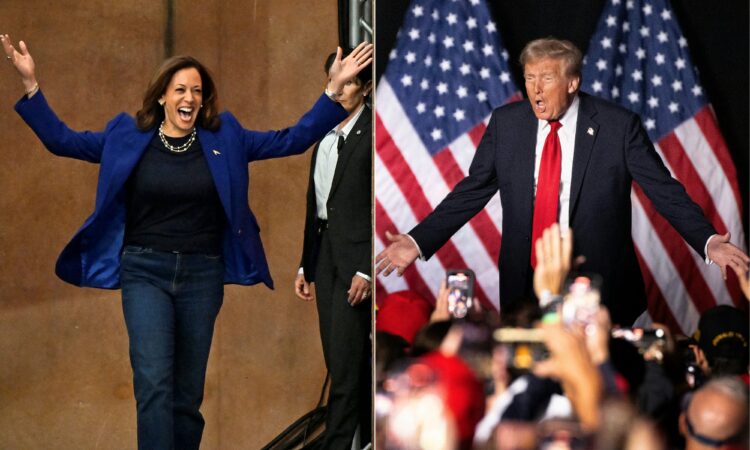 Donald Trump, Kamala Harris