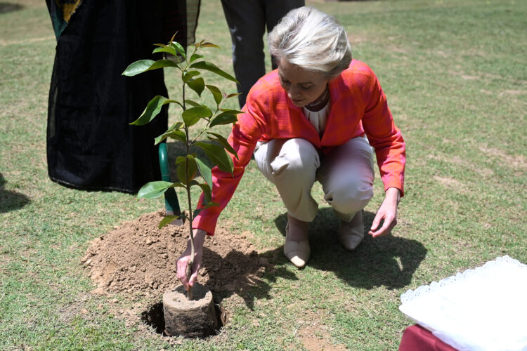 ursula von der leyen sadi biljku