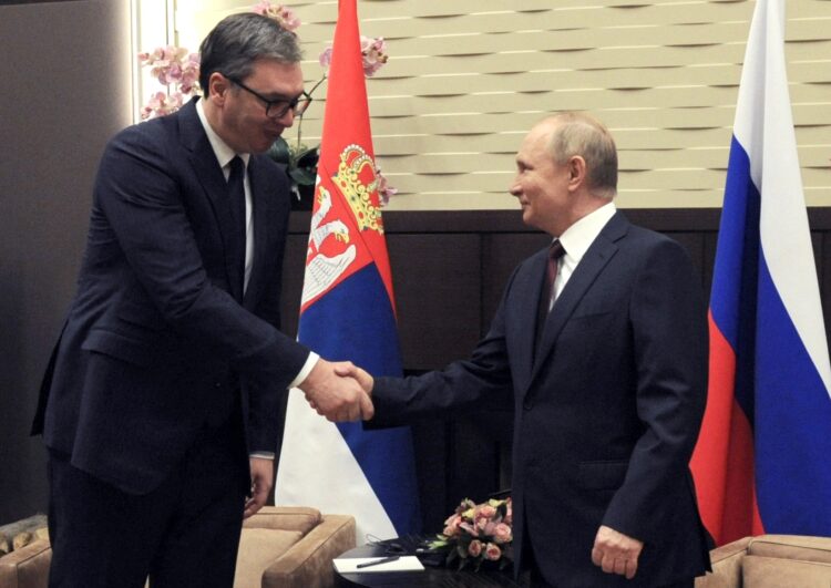 Aleksandar Vučić i Vladimir Putin