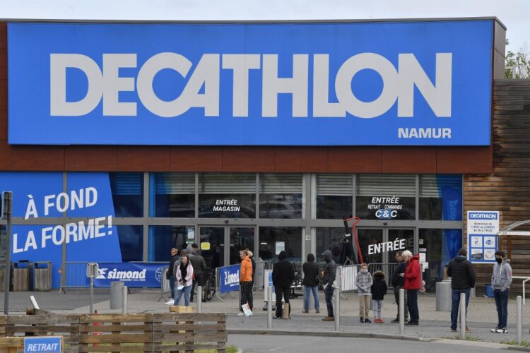 ulaz u decathlon dućan u belgiji