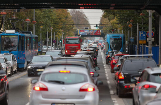 Gužva u zagrebačkom prometu