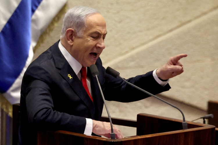 Benjamin Netanyahu govori u Knessetu