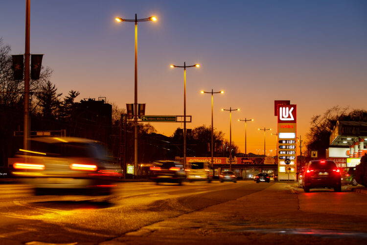 Zalazak sunca u Zagrebu