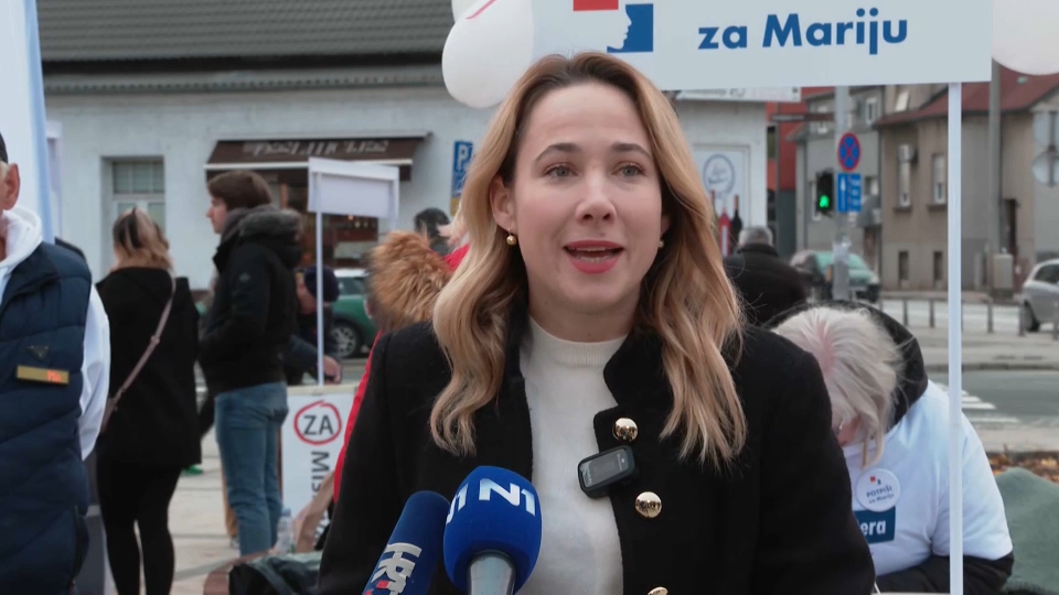 Marija Selak Raspudić dala izjavu za medije.