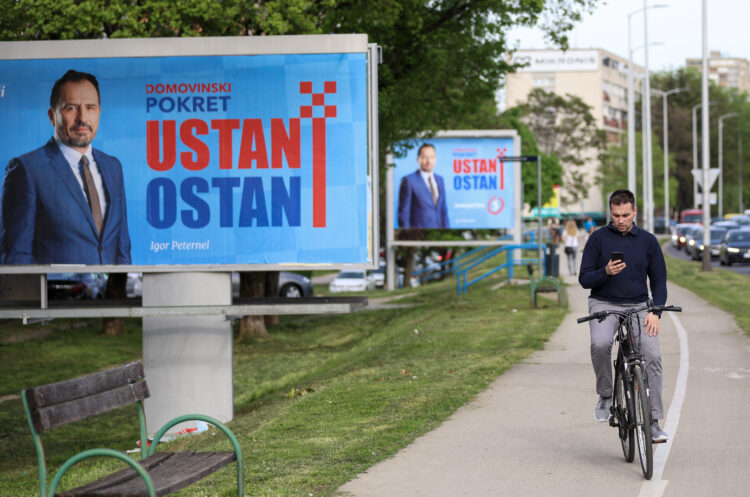 Domovinski pokret, plakat i Igor Peternel