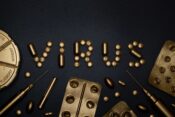 riječ 'virus' od zlatnih tableta