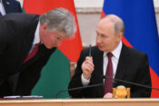 Dmitrij Peskov i Vladimir Putin