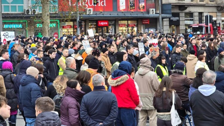 studenti tehničkih fakulteta u beogradu odali počast djetetu ubijenom u Zagrebu