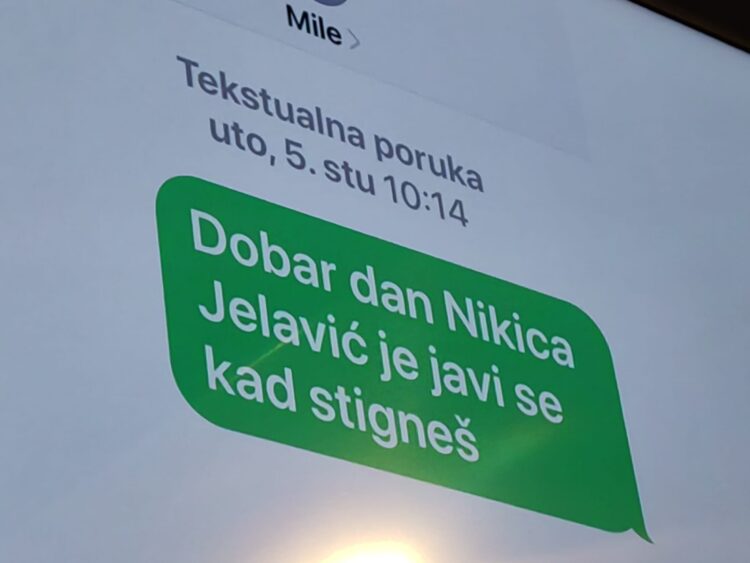 Nikica Jelavić poruka