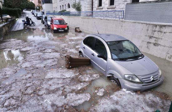 Nevrijeme i poplava u Splitu