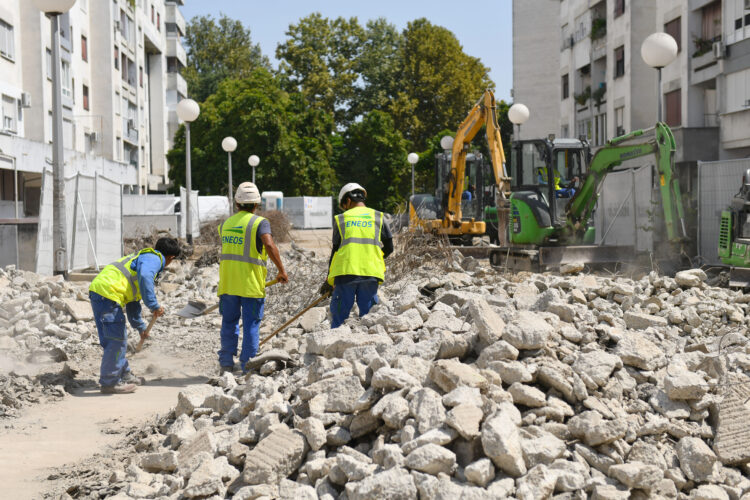 strani radnici na gradilištu