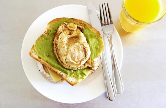 doručak, avokado, tost, jaje