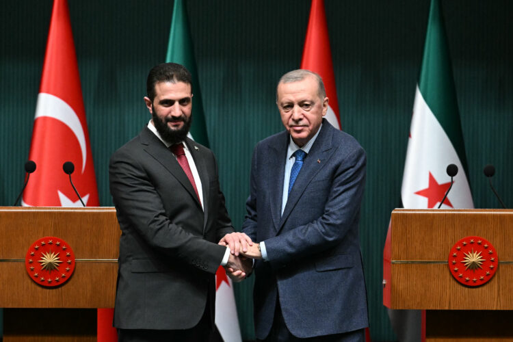 Recep Tayyip Erdogan i Ahmed al-Sharaa